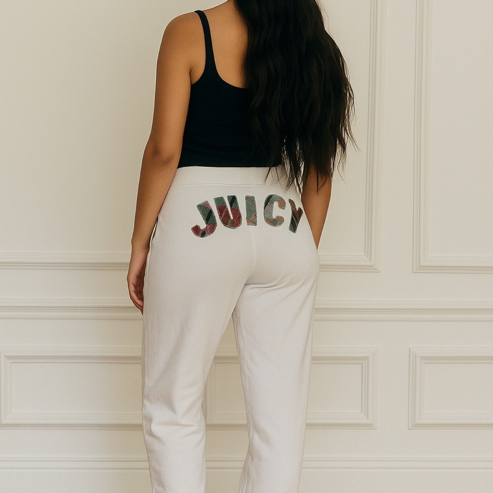 Juicy Couture Women's White Track Pants